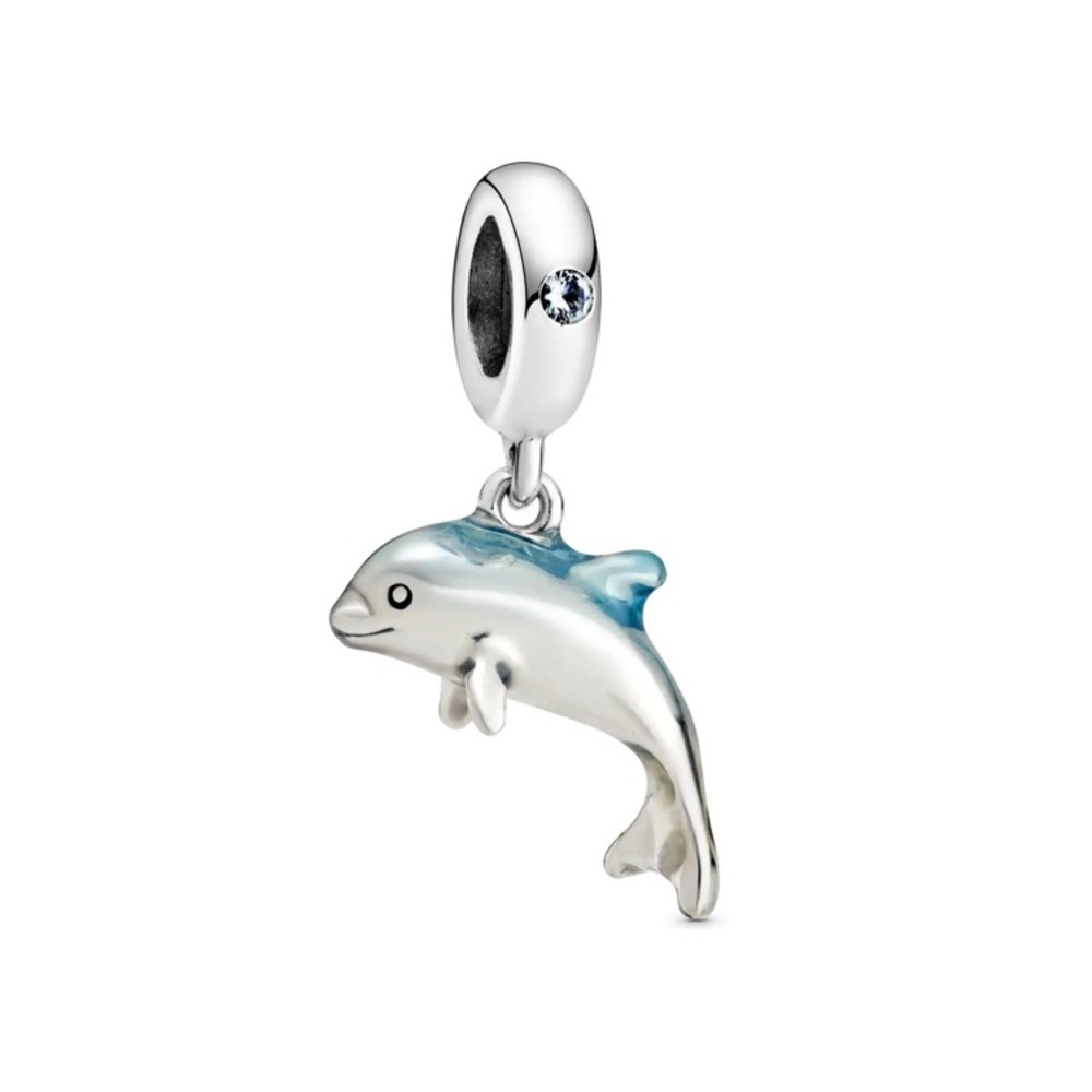 New Pandora Shimmering Blue Dolphin charm